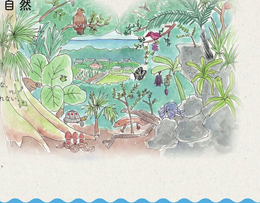 野生生物のイラスト
